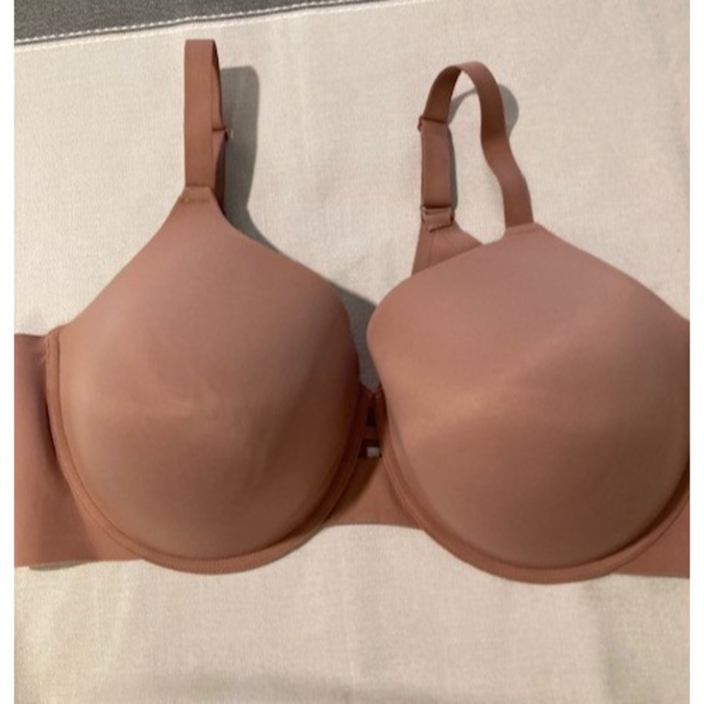 Auden Women's Mauve 44DDD New Underwire Full Coverage Back Smoothing Lined